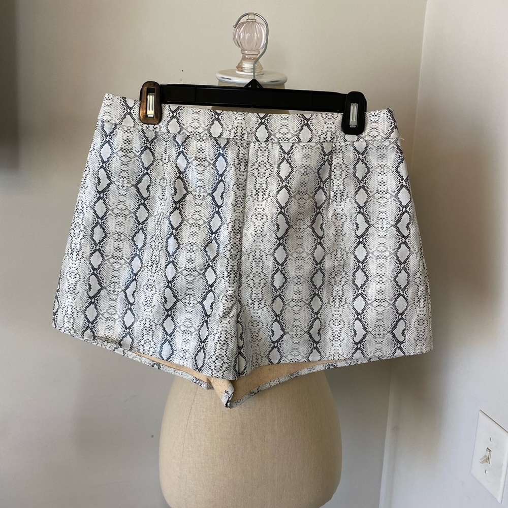 After Market Snakeskin Shorts